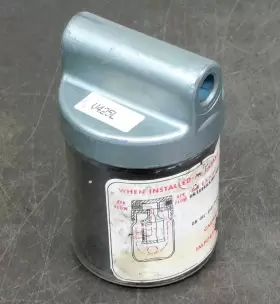 V425L GAST Glass Jar Intake Filter Muffler Silencer Npt #2
