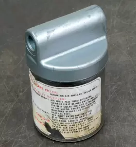 V425L GAST Glass Jar Intake Filter Muffler Silencer Npt #3