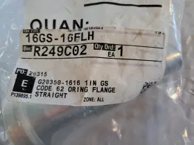 16GS-16FLH GATES Globalspiral Coupling Ring Flange