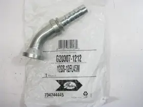 G20307-1212 GATES Hydraulic Fitting Deg Bent Tube Gs Hose