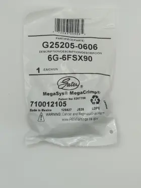 G25205-0606 GATES Megacrimp Hydraulic Fitting Female Swivel