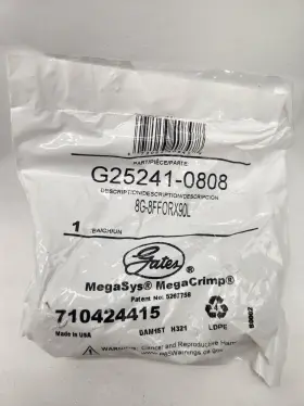 G25241-0808 GATES Hydraulic Fitting Megacrimp