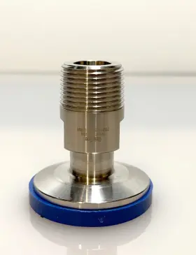 21MP-G150-075 GLACIER TANKS Clamp Mnpt Sanitary Fitting