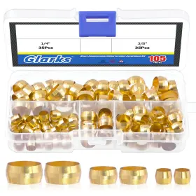 G-1828 GLARKS Tube Od Compression Ferrules Bras