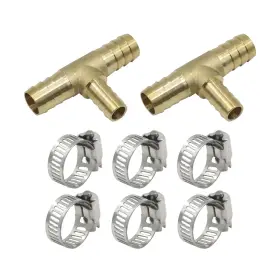 123-19-16-19-2 GOLDPEA Hose Barb Fitting Reducing Tee