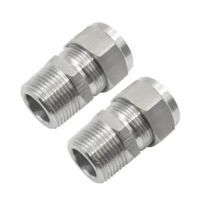 700128638412 GOLDPEA Steel Compression Adapter Od Npt Male