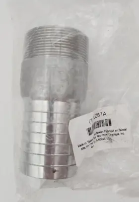 3LZ87A GRAINGER Barbed Hose Fitting Steel Barb Npt