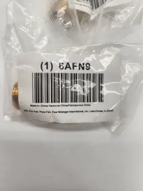 6AFN9 GRAINGER Pack Straight Fitting Barb Male Npt #3