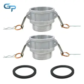 GRE215665 GREATPARTS Camlock Set Gaskets Plug Npt Male