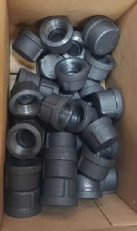 USA1BLKCAP-35 GRINNELL-ANVIL-USA Pipe Cap Malleable Iron