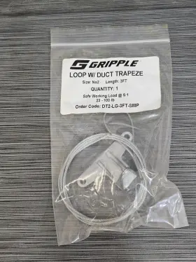 DT2-LG-3FT-SMP GRIPPLE Wire Loop Trapeze Hanger
