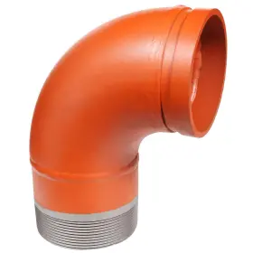 0390016442 GRUVLOK Elbow Adapter Ductile Iron