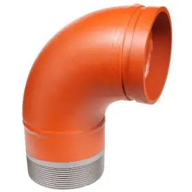 0390016483 GRUVLOK Elbow Adapter Ductile Iron