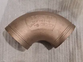 1330012005 GRUVLOK Grv Cast Copper Elbow Fitting Npt Lead