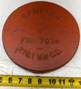 7074 GRUVLOK Shurjoint Grooved End Cap Pipe Fitting Ductile