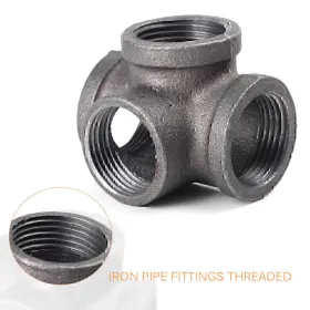 550731762994 GZYF Outlet Tee Iron Pipe Fittings Water Supply