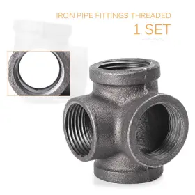 550735840261 GZYF Screw Outlet Tee Iron Pipe Connecting Sl #3