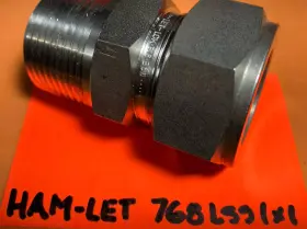 768LSS1X1 HAM-LET Sst Conn Lok Tube Mnpt Swagelok