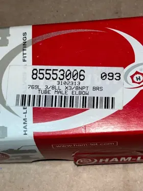 769LSS HAM-LET Set Lok Tube Npt Deg Male Elbows #2