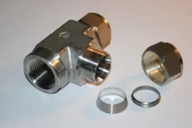771LFSS1-2X1-2 HAM-LET Tube Fnpt Female Tee Fitting #3
