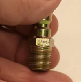 2T-15 HANSEN Hydraulic Connect Hose Coupling Qcx Npt Plug #3