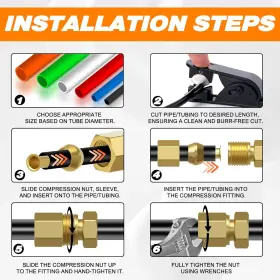 HA-180PCS-CM-KIT2 HASAOMOI Compression Fittings Kit #3