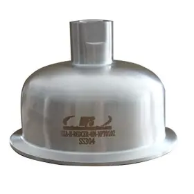 810136636888 HFS Clamp Fnpt Hemispherical Bowl Reducer Steel