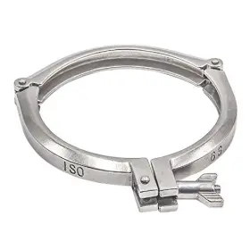 810136637144 HFS Segment Sanitary Clamp Steel Clover