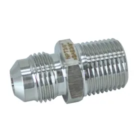 810136638998 HFS Npt Male Flare Tubing Adapter Steel