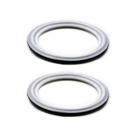 810136639162 HFS Clamp Gasket Ptfe Envelope Fkm Filler