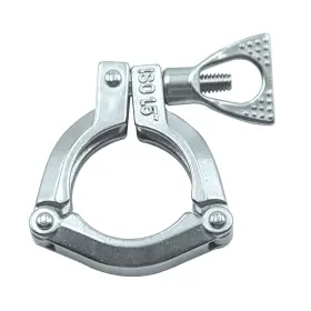 810136639759 HFS Segment Sanitary Clamp Steel Clover