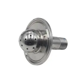 EXA-LID1.5-MNPT0104-SHOWER HFS Clamp Flat Lid Mnpt Spray Ball