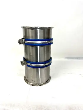 EXA-SPOOL-6X12 HFS Jacketed Sanitary Clamp Steel