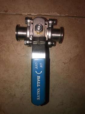 EXA-VALVE-1.5IN HFS Ball Food Sanitary Connection Flanges