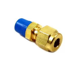 2CM2BR HOKE Straight Adapter Tube Od Mnpt Compression