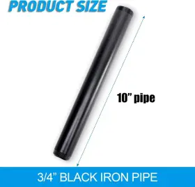 756588701531 HOME TZH Iron Pipe Pack Paint Finish Pip #2