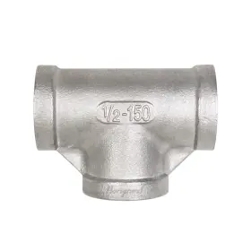124849 HORIZNEXT Npt Female Thread Steel Tee Pipe Fitting