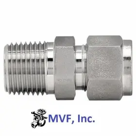 AMC8-12N-SS HSME Tube Od Male Npt Connector Fitting