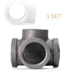 612048239092 HUKYU Outlet Tee Malleable Iron Pipe Fittings
