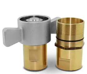 726084527386 Npt Line Wing Nut Hydraulic Disconnect Coupler