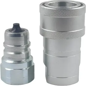 PK-06E Ag Hydraulic Connect Couplers Set Poppet Valve Coup