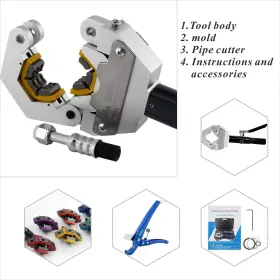 KDG-150A IBOSAD Hydraulic Hose Crimper Ac Line Crimping Tool #3