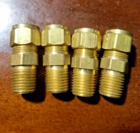 68EEE IMPERIAL Od Compression Male Npt Straight Fittings