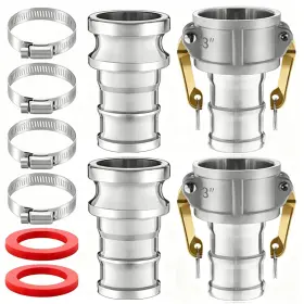 DOY-INNCONEE-0876 INNCONEE Set Camlock Fittings Cam Groove