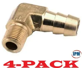 4HB-4MNPT-90 IPM Hose Barb Male Npt Elbow