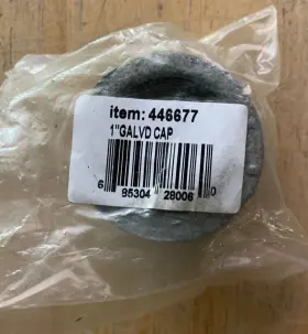 GALCA-10 JINAN Galvanized Malleable Iron Cap Fitting Pipe Npt #2
