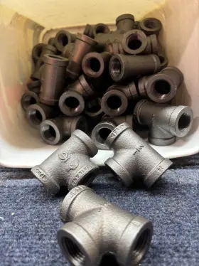 BLT-05 JINAN Malleable Iron Tee Fitting Pipe Npt Pack