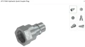AT117365 JOHN DEERE Hydraulic Coupler Plug