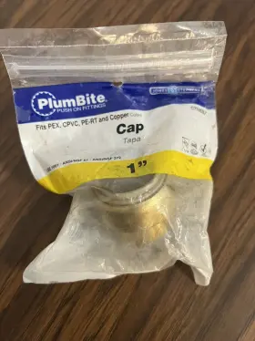 C77452LF JONES STEPHENS Plumbite Push Cap