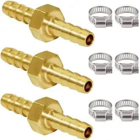 653445062555 JOYWAYUS Hose Barb Hex Union Fitting